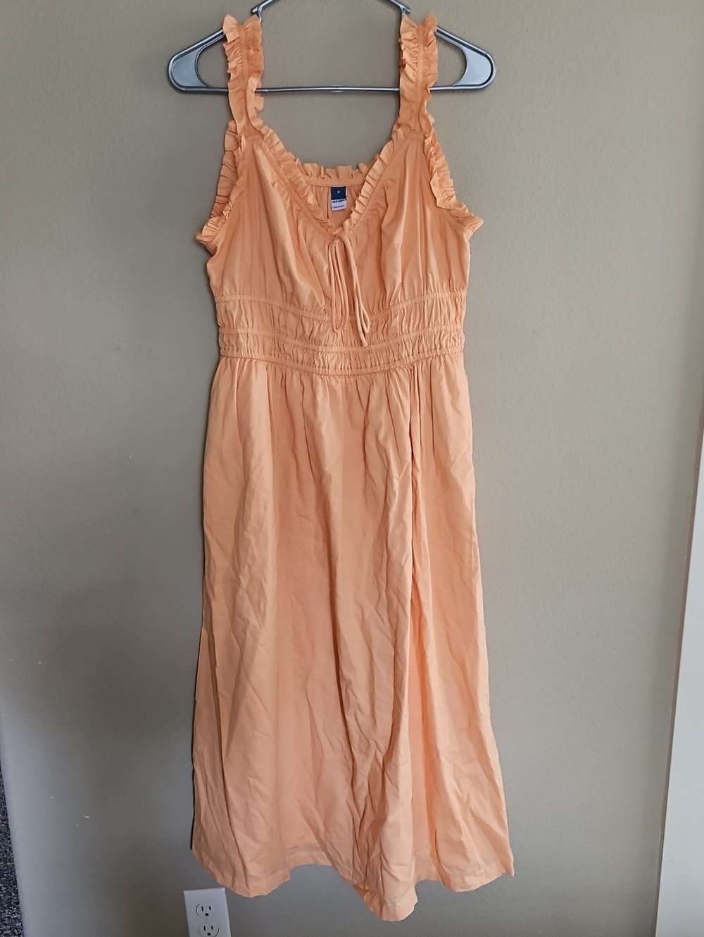 Orange/peach Midi Dress